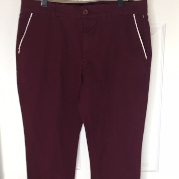 Forever 21 Men’s Burgundy Pants size 33 NWT - Picture 2 of 10
